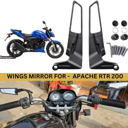 Manual Rear View Mirror For Yamaha, KTM, Honda, TVS, Universal For Bike Universal For Bike-10