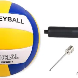Super Quality pvc volleyball Size - 5 With Air Pump with 2 Niddle Volleyball - Size: 4-24