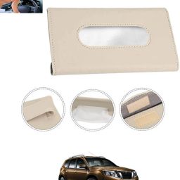 New Excellent Bright Color Beige Rectangle Shape Tissue Box For-265 Vehicle Tissue Dispenser-42