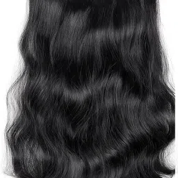 Hair Extensions 18-22 Inch Long Curly Black Thick 5 BB Clip Extension Hair Clip-image-71