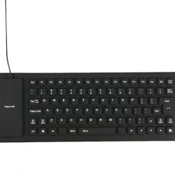 Kinzilla Foldable USB Keyboard for Laptop PC Dust proof and Waterproof Flexible Keyboard KEYBOARD Keyboard Skin-11