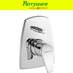 parryware Edge concealed Diverter Body with Concealed Upper Part set of 2 pic 343 Edge Diverter with upper trim | Hot and Cold water Mixer | Complete set Diverter Faucet image 5