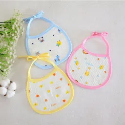 Premium quality baby bib apron soft and comfortable cotton cloth pack 3-image-30
