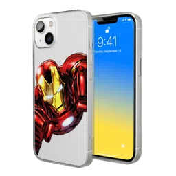 Macmerise Ironvenger Silicone Back Cover for Apple iPhone 14 Plus (Supports Wireless Charging, Multi Color)-image-87