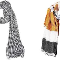 Self Design Pure Cotton Men Multicolor Fancy Scarf-image-35