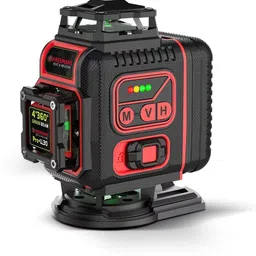 freemans PRO-LL30 Test & Measure 4*360° Green Beam Self Levelling 30m Cross Line Laser Level With Magnetic Line Level-picture-4