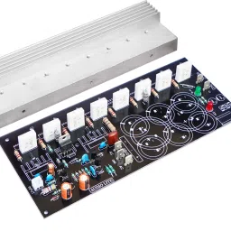 400W RMS Mono Amplifier Board for 2SC5200 + 2SA1943 with Heat Sink Sound Recorder and Sound Circuit Electronic Hobby Kit-32