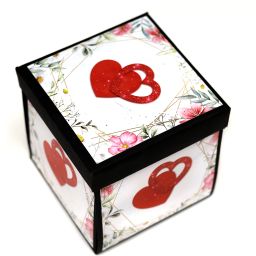 nyarogift 3 Layered Explosion Box for Chocolates - Love (with out Chocolates) Greeting Card image 3