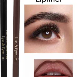 BLACK AND BROWN LONG LASTING WATERPROOF LIP AND EYE LINER MAKEUP PENCIL-image-14