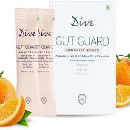 Gut Guard Immunity Boost | Probiotics | Improves Digestion & Immunity System | Orange Flavoured Powder-image-66