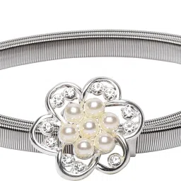 Women Silver Metal Belt-image-9