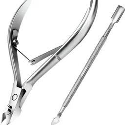 thr3e strokes Cuticle Cutter + Cuticle Pusher | Cuticle Cutter Clipper Pedicure Manicure Tools-picture-17