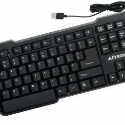 PRODOT 207S Wired USB Standard Laptop Keyboard Compatible with Desktop, Laptop, Mac image 2