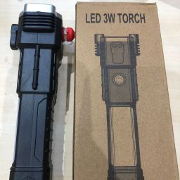 Super Bright Rechargeable LED Flashlight Torch, Emergency Tool Torch Torch-image-95