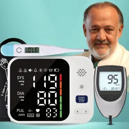 Aika (Combo Pack) AK-666 Rechargeable BP Monitoring Machine, Large Display & BP-666 Bp Monitor-9