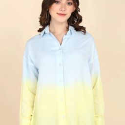 Women Regular Fit Printed Spread Collar Casual Shirt-image-27