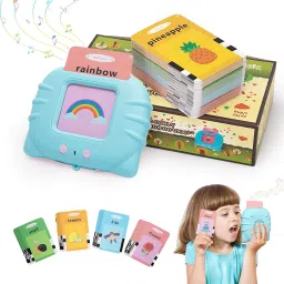 Educational Audio Flash Cards for Kids – Voice Reader Machine Included-image-2