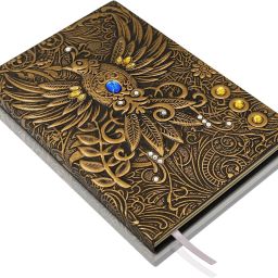 Elephant Copper Leather Diary Journal Writing Notebook Travel Dairy Notebooks A5 Diary Two color page 200 Pages-17