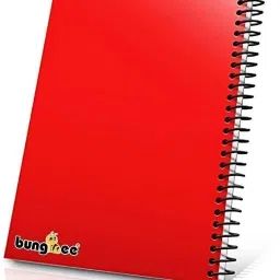 bungbee UPSC Mains Answer Writing Practice Booklet - Pack of 430 Pages (Spiral Bound) (Design 1) A4 Notebook ( Unruled ) 430 Pages image 2