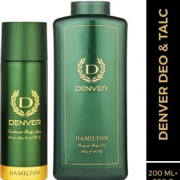 Hamilton Body Deo and Premium Talc (200 ml + 300 g) Deodorant Spray - For Men-image-11