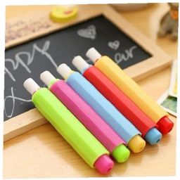 4 pcs Chalk Holder 10mm Magetic Chalk Holder Chalk Piece Holder Kids Adults &-B Use Blackboard Adjustable Chalk Clip for Teacher and Children(Random Color) Dustless Chalk Holder Craft Plastic For Teachers-image-46