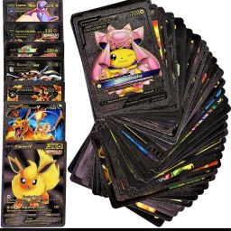 Prime Pokemon Cards Vmax Vstar Gx Basic Black Cards Pack of 10 Pcs-image-7
