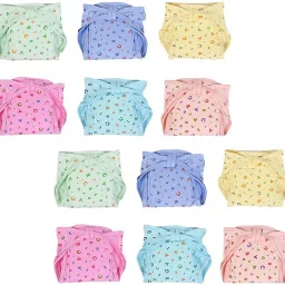 New Born Washable Reusable Hosiery Cotton Diapers/Nappy 0-6 Months-28