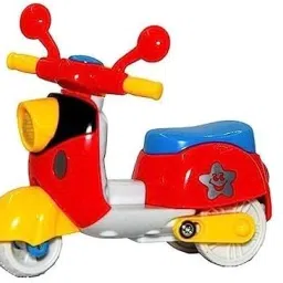 Fast Scooter Toy Friction Scooter Mini Toy Vehicle for Kids(Color As Per Stock)-48