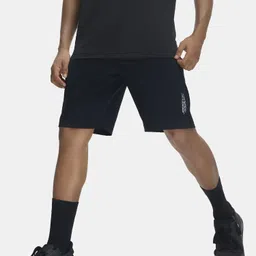 jockey Solid Men Black Sports Shorts-picture-0