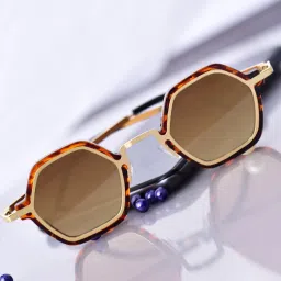 UV Protection Retro Square Sunglasses (Free Size)-image-11