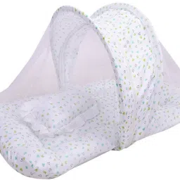 Cotton Infants Baby Organic Cotton Bedding with Mosquito Net 0TO6 Mosquito Net-22