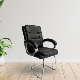 activa Star Executive Visitor Chair For Study,Home,Reception|Cushioned Seat Back Leatherette Office Visitor Chair-picture-10