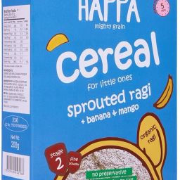 Ragi Mango Banana Baby Cereal | 3 Ingredients | No Sugar, Oil, Milk Powder Cereal-image-89