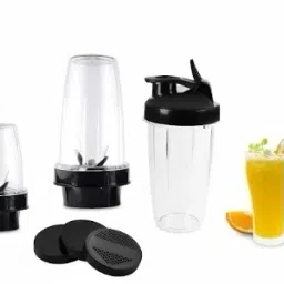 BULLET NUTRI Jar set (500ml&300ml) with SipperBottle, Smoothies Maker for Mixer Juicer Jar-image-10
