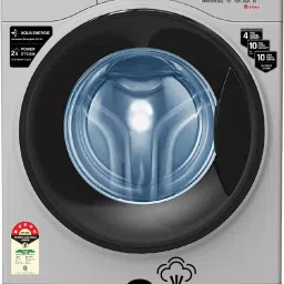8 kg Steam Wash Fully Automatic Front Load with In-built Heater Silver-15