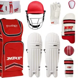 MRF Prodigy Edition Set Of 5 no ( Ideal for 10-12 Years ) Cricket Kit-16