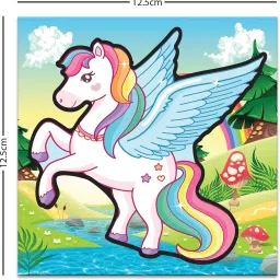 bookford My Baby'S First Unicorn Jigsaw Puzzle Game & Fun and Learning image 2