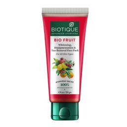 Biotique BIO Fruit Whitening & Depigmentation Tan Removal Face Pack-picture-16