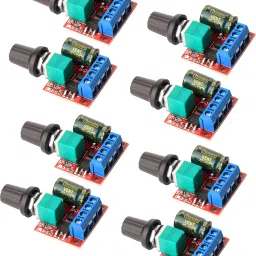 shockley 5A 5V-35V DC Motor Speed Controller 6V 12V 24V PWM Variable Regulator (8 Pc) Multipurpose Controller-27