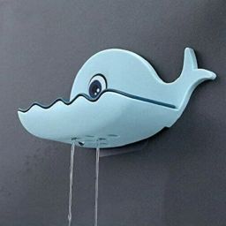 (PACK OF 2)Fish Shape Cute Adhesive Waterproof Wall Mounted Soap Dish-image-82