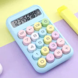 Calculator Multicolor Az1 12 Digits Large LCD Display Calculator pack1_AZ1 BasicCalculator-20