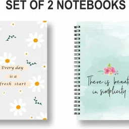combo of 2 Notebooks A5 Diary Ruled 144 Pages-3