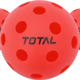 Total Pickleball 40 Holes Outdoor Practice Balls (Pack of 3)-Red Pickleball Ball-image-74