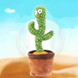 KB TikTok Dancing Cactus Plush Toy, Sing 120pcs Songs Repeat and Colored Lights-image-4