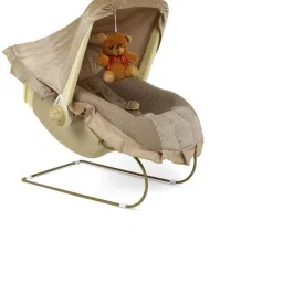 12-in-1 Musical Carry Cot/Bouncer with Mosquito Net Storage Box & Swinging Ropes Bouncer-10