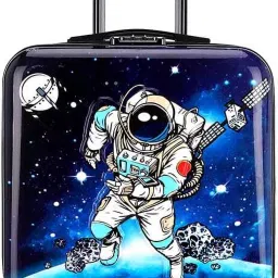 Small Check-in Suitcase (18 inch) 4 Wheels - Rolling Luggage, 18-inch Hardshell Suitcase with Wheels - Blue-image-98
