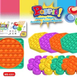 2 In 1 Pop up Bubble Sensory Fidget Toys For Kids Silicone Pop-up Goal-image-52