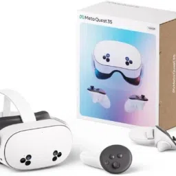 META Quest 3S 256GB VR Console for Unmatched VR Gaming High-Resolution Display Lightweight, Comfortable Design 256 GB with All-in-One Virtual Reality Experience-0