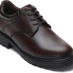 Genuine Leather Brown Shoes with No Heel Heel Boots For Women-image-73