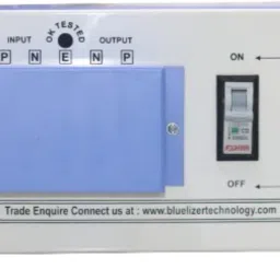 bluelizer 5 KVA MAINLINE STABILIZER WORKING RANGE (80 - 300 v) loading capacity 20 Ampere (IN DISPLAY AMPERE METER ) image 2